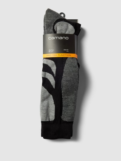 camano Socken mit Label-Detail Black 3