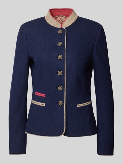 WHITE LABEL Blazer met opstaande kraag Marineblauw - 2