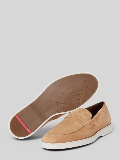 Lloyd Loafers mit Ziernähten Modell 'HOUSTON' Sand 4