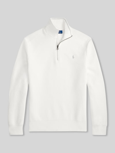 Polo Ralph Lauren Troyer o kroju regular fit z czystej bawełny Biały 1
