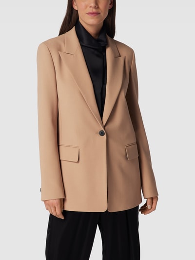 HUGO Blazer mit Reverskragen Modell 'ASERANA' Camel 4