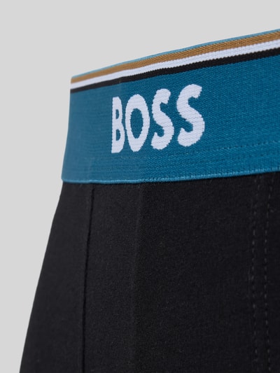 BOSS Trunks mit Logo-Bund im 3er-Pack Black 2
