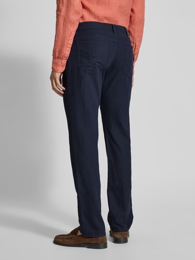 JOOP! Collection Regular Fit Leinenhose im 5-Pocket-Design Modell 'Fortress' Marine 5
