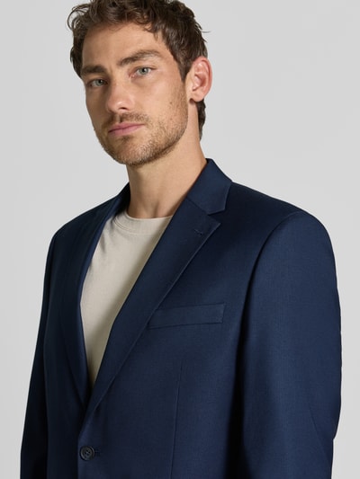 Christian Berg Men Regular Fit 2-Knopf-Sakko mit Viskose-Anteil Blau 3