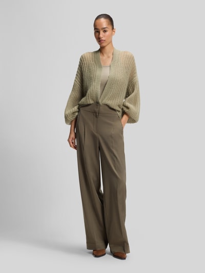 BOSS Orange Relaxed Fit Strickjacke aus Schurwoll-Mix Modell 'C_Furgovia_1' Schilf 1