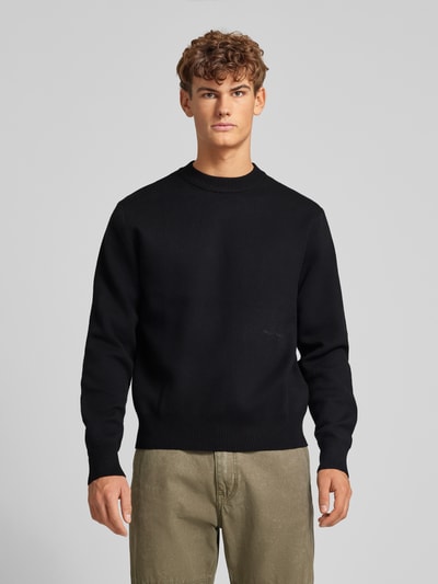 Jack & Jones Strickpullover mit Label-Print Modell 'VESTERBRO' Black 4