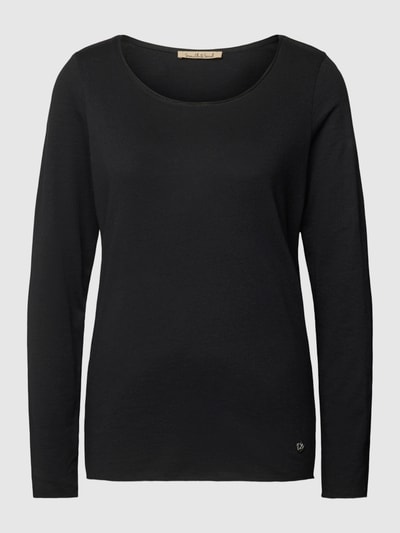 Smith and Soul Longsleeve mit Label-Applikation Black 2