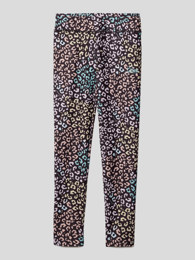 Guess Legging met all-over motief Zwart - 1