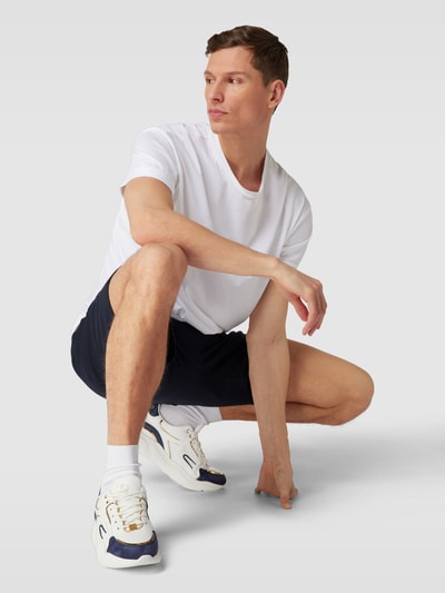 Leandro Lopes Sneaker mit Kontrast-Besatz Modell 'Crafter Runner' Weiss 1