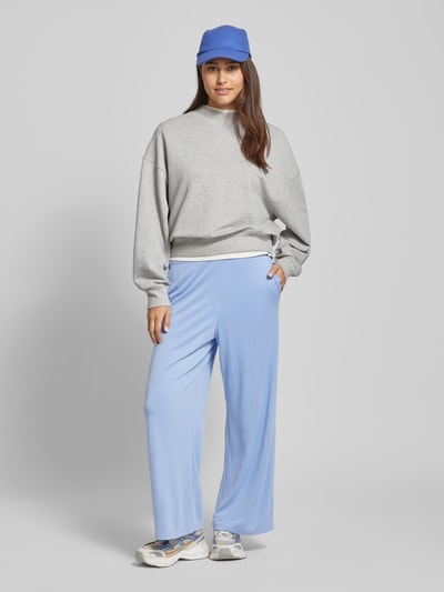 Tom Tailor Denim Regular fit culotte in effen design Lichtblauw - 1