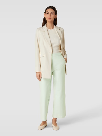 MaxMara Leisure Stoffen broek met stretch, model 'VASAIO' Mintgroen - 1