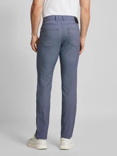 bugatti Regular fit chino in 5-pocketmodel, model 'CORDOBA' Blauw - 5