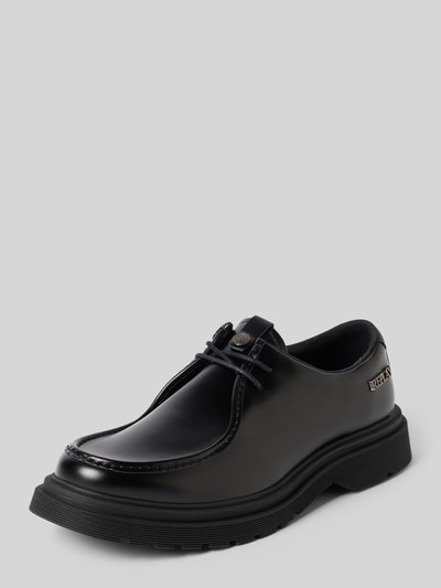 Replay Buty sznurowane z detalem z logo Czarny 1