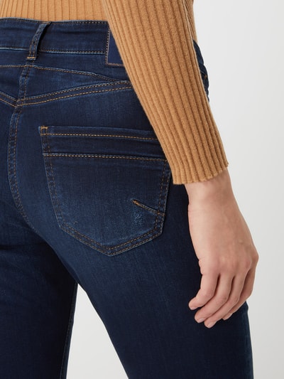 MAC Straight Fit Jeans mit Stretch-Anteil Modell 'Rich Glam' Jeansblau 3