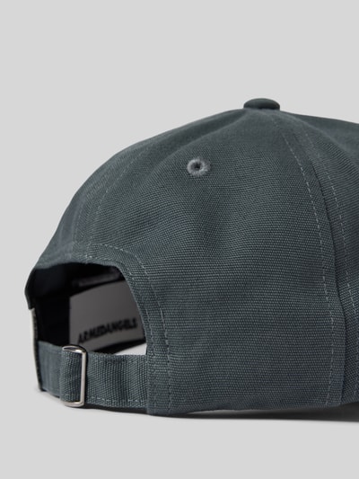 Armedangels Basecap mit Label-Stitching Modell 'YENAAS' Dunkelgrau 3