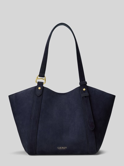 Lauren Ralph Lauren Henkeltasche aus echtem Schafsleder Modell 'TASHA' Dunkelblau 2