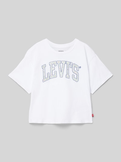 Levi’s® Kids T-Shirt mit Logo-Print Weiss 1