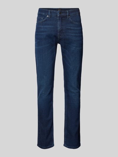 BOSS Orange Slim fit jeans met labeldetail, model 'DELAWARE' Jeansblauw - 2