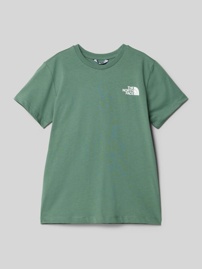 The North Face T-Shirt aus reiner Baumwolle Oliv 1