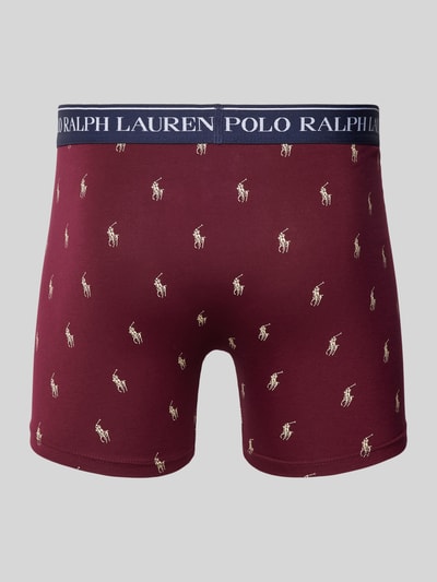 Polo Ralph Lauren Underwear Obcisłe bokserki z paskiem z logo w zestawie 3 szt. Ciemnoniebieski 3