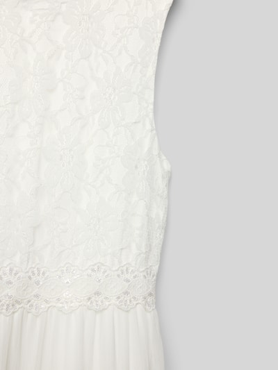 Happy Girls Regular fit maxi-jurk met kant Ecru - 2