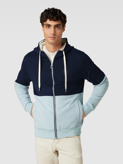 Tom Tailor Sweatjacke im Colour-Blocking-Design Marine 4