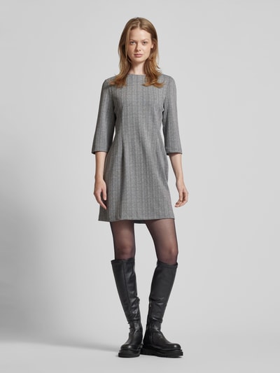 Vero Moda Minikleid mit 3/4-Arm Modell 'SILVA' Hellgrau Melange 1