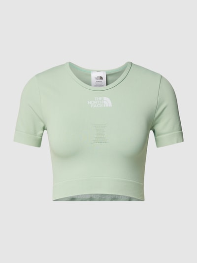 The North Face T-shirt krótki z detalem z logo model ‘NEW SEAMLESS’ Miętowy 2