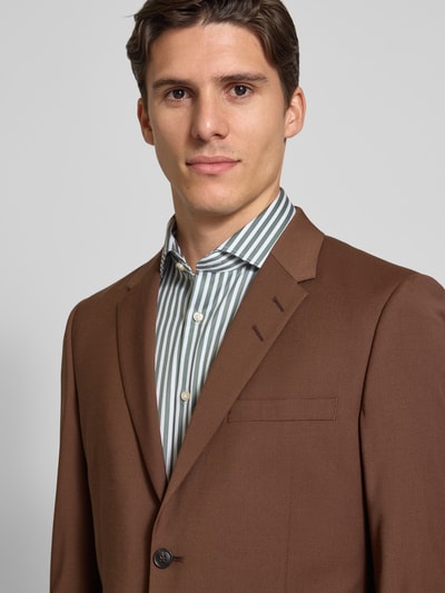 Jake*s Koszula biznesowa o kroju regular fit z listwą guzikową Ciemnozielony 3