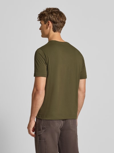 Marc O'Polo Denim Regular Fit T-Shirt aus reiner Baumwolle Oliv 5