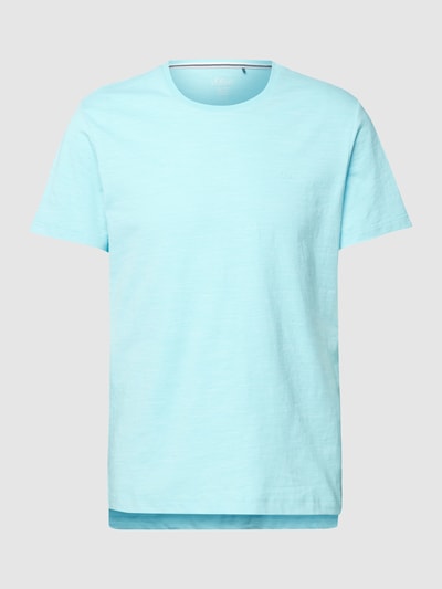s.Oliver RED LABEL T-Shirt mit Label-Stitching Aqua 2