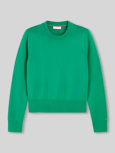 Tommy Hilfiger Regular Fit Pullover aus reiner Baumwolle ' Gruen 2