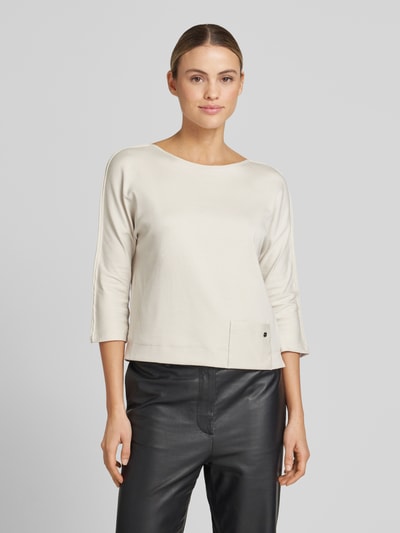 Marc Cain Longsleeve mit U-Boot-Ausschnitt Kitt 4