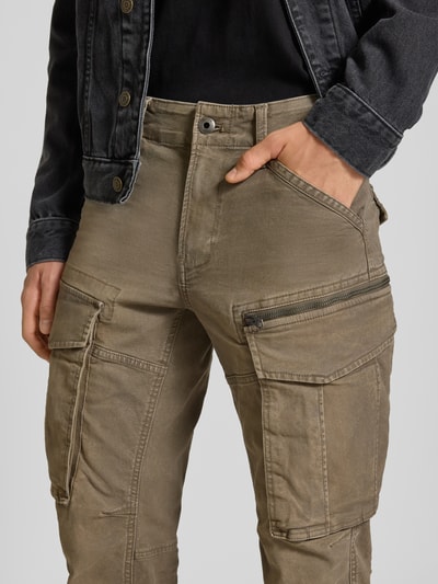 G-Star Raw Regular fit broek met cargozakken, model 'Rovic zip 3d' Zand - 3