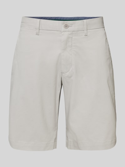 Tommy Hilfiger Bermudas in unifarbenem Design Modell 'BROOKLYN' Hellgrau 2