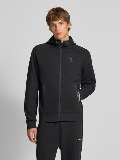 CHAMPION Bluza rozpinana z kapturem Czarny 4