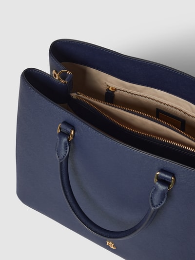 Lauren Ralph Lauren Handtasche mit Label-Applikation Modell 'HANNA' Marine 5