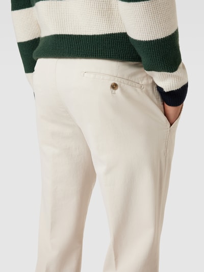 Hiltl Spodnie materiałowe w kant model ‘Tourist 2.0’ Gliniany 3
