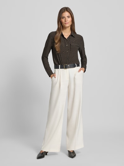 Lauren Ralph Lauren Slim fit overhemdblouse met platte kraag, model 'Corwin' Zwart - 1