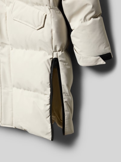 CARS JEANS Steppmantel mit Kapuze Modell 'BEALLA' Ecru 2