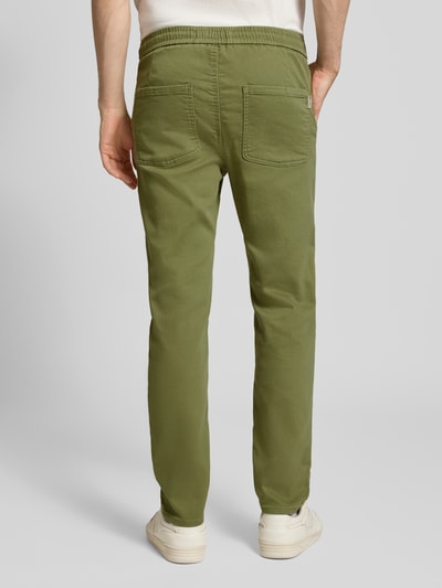 Blend Spodnie materiałowe o kroju slim fit z wpuszczanymi kieszeniami Model 'Thunder' Oliwkowy 5
