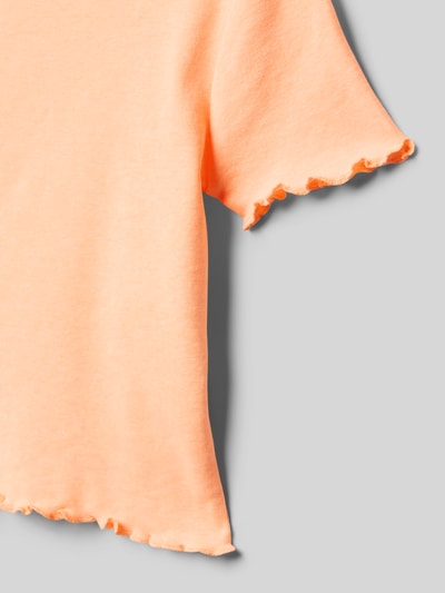 s.Oliver RED LABEL Slim Fit T-Shirt aus reiner Baumwolle Apricot 2