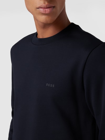 BOSS Sweatshirt aus Baumwolle Modell 'Stadler' Marine 3