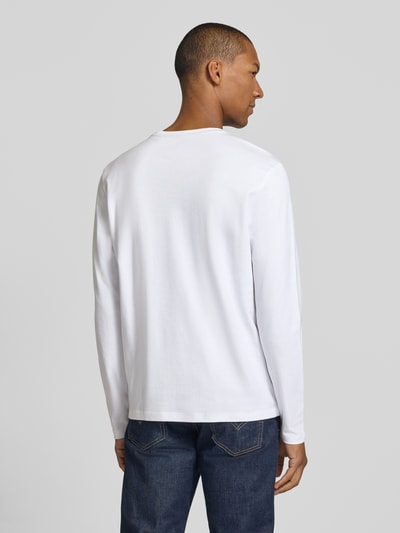Christian Berg Men Longsleeve aus reiner Baumwolle Weiss 5
