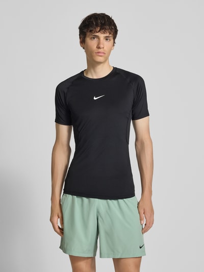 Nike Training T-Shirt mit Logo-Print und Rundhalsausschnitt Black 4