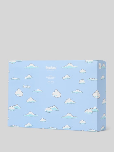POCKIES Boxershorts mit Label-Detail im 2er-Pack Hellblau 4