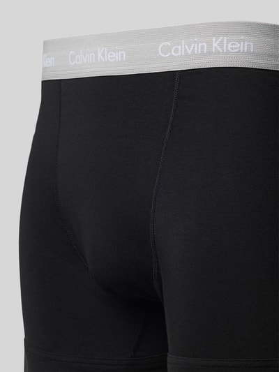 Calvin Klein Underwear Trunks mit Logo-Bund im 3er-Pack Black 2