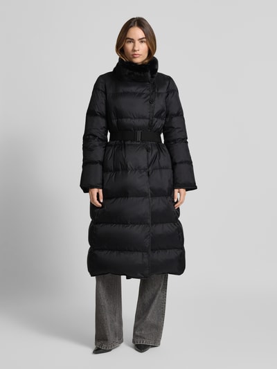 Emporio Armani Daunenmantel mit Knopfleiste Black 4