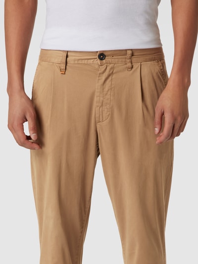 BOSS Orange Chino mit Label-Details Modell 'SHYNE' Khaki 3