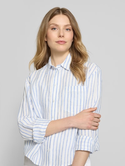 Weekend Max Mara Overhemdblouse met knoopsluiting, model 'NOLANA' Lichtblauw - 3